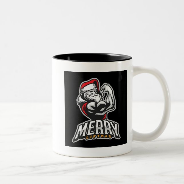 Merry Liftmas Santa mugg (Höger)