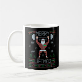 Merry Liftmas Ugly jul Gym Workout Kaffemugg
