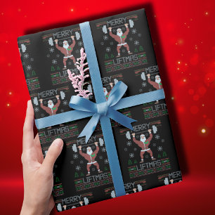 Merry Liftmas Ugly jul Gym Workout Presentpapper
