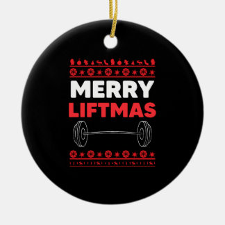 Merry Liftmas - Väktande jul Julgransprydnad Keramik
