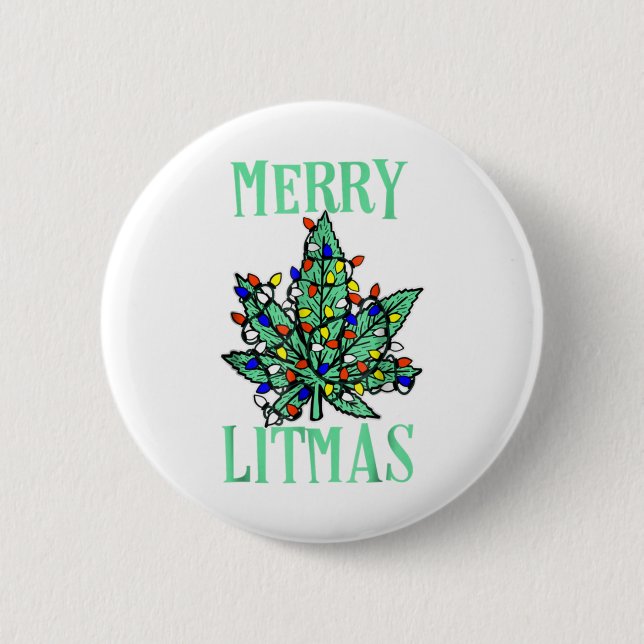 Merry litmas pot löv julgran ljus mariju knapp (Framsida)