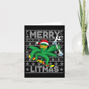 Merry Litmas Snowboarding Ugly jul Kort