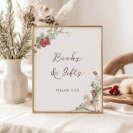 Merry Little Baby Shower Bokar Gifts Poster