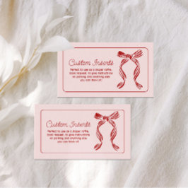 Merry Little Baby Shower Matching Insert Tilläggskort