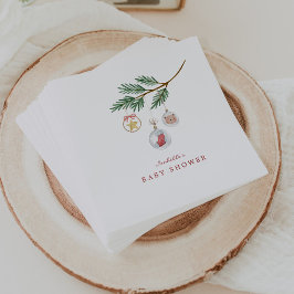 Merry Little Baby Shower Pappersservett