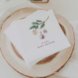 Merry Little Baby Shower Pappersservett
