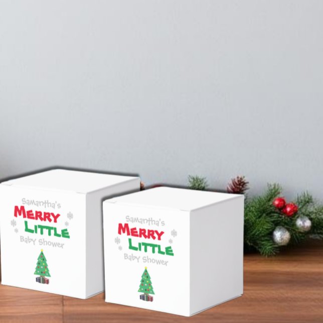 Merry Little Baby Shower Presentaskar (Skapare uppladdad)
