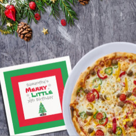 Merry Little Birthday Napkins Pappersservett