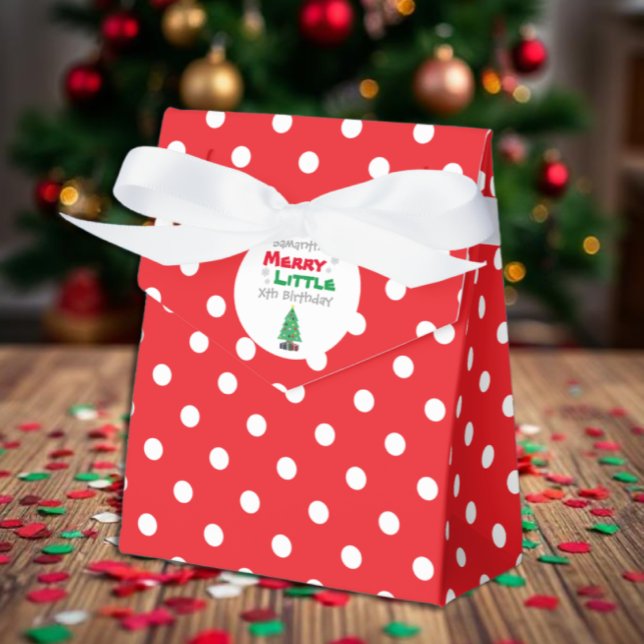 Merry Little Birthday Presentaskar (Skapare uppladdad)