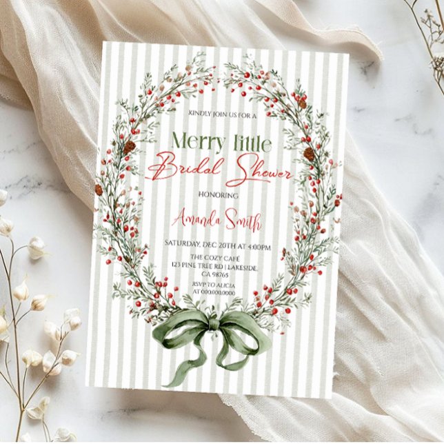  Merry little botanical Bridal shower Invitation Inbjudningar (Skapare uppladdad)