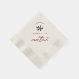 Merry Little Cocktail Christmas Napkins Pappersservett