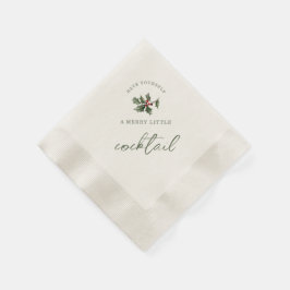 Merry Little Cocktail Christmas Napkins Pappersservett