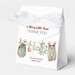 Merry Little Girl Christmas Clothes Thank You Presentaskar
