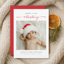 Merry Little jul Baby Första jul Red