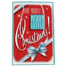 Merry Little jul Gift Bag - Mellansäck