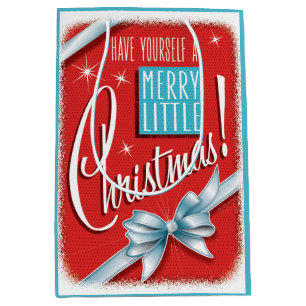 Merry Little jul Gift Bag - Mellansäck