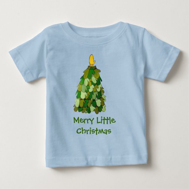 Merry Little jul Infant Creeper T-shirt (Framsida)
