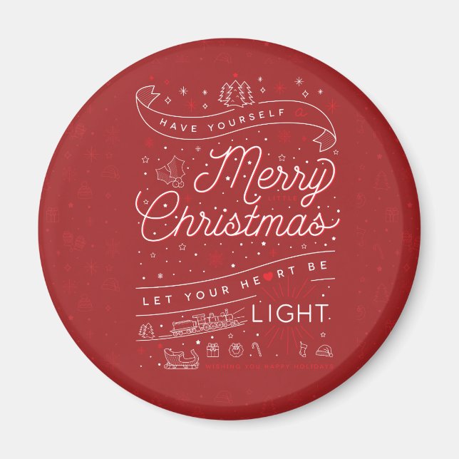 Merry Little jul Magnet (Framsidan)