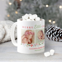 Merry Little jul Newborn Flicka Photo