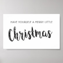 Merry Little jul Poster