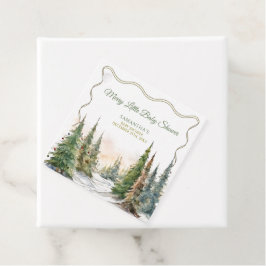 Merry Little jul Winter Baby Shower Gåvor Etiketter