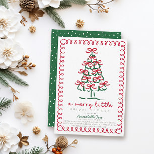 Merry Little Julgran Möhippa Inbjudningar