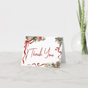 Merry Little jultomten Baby Shower Tack Kort