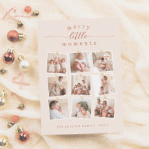 Merry Little Moments 9 Photo Collage jul