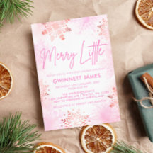 Merry Little Rosa Baby Shower