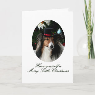 Merry Little Sheltie Helgkort