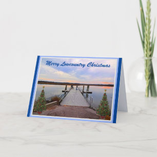 Merry Lowcountry jul Bluffton South Carolina Helgkort