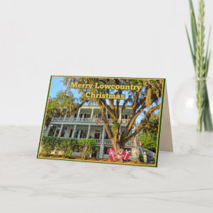 Merry Lowcountry jul South Carolina Helgkort