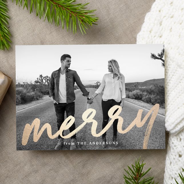 Merry Luxe | Semesterfoto Kort (Skapare uppladdad)