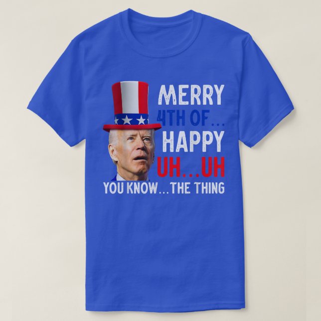 Merry Lycklig 4:e du vet T Shirt (Design framsida)