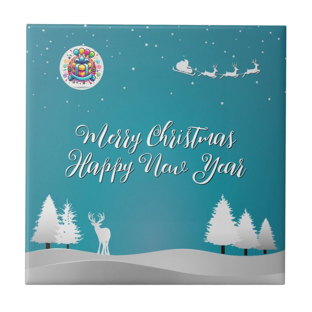 Merry Lycklig Kakelplatta (Framsidan)