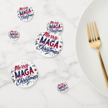Merry Maga jul Bord Confetti