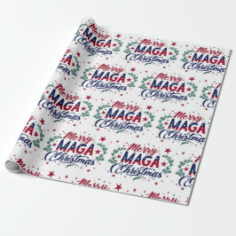 Merry Maga jul Presentpapper