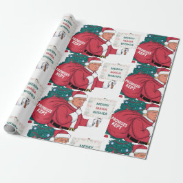 Merry MAGA Önskemål Wrapping Papper Presentpapper