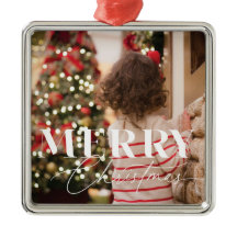 Merry Magic jul Photo Ornament