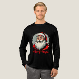 Merry Magic Santa Christmas Design T Shirt