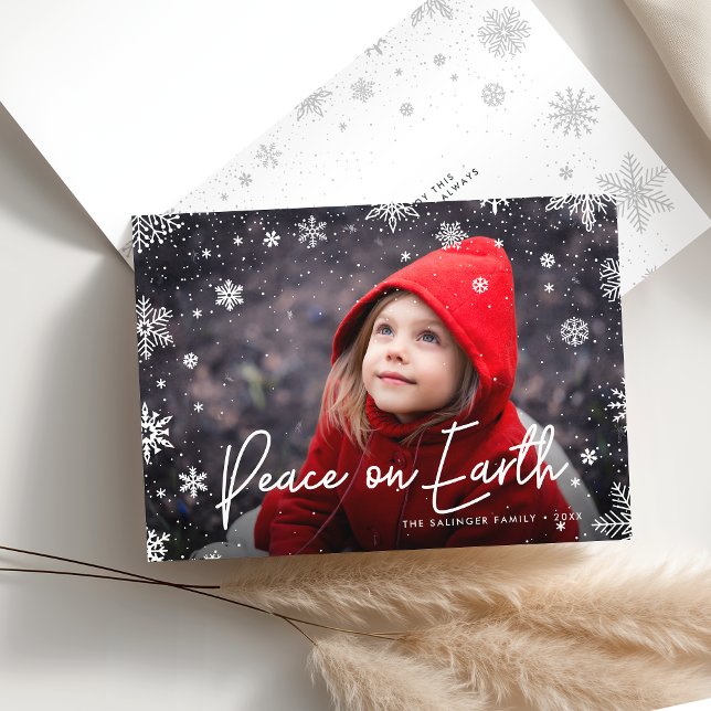Merry Magic | Snöflingövertäckningsfoto Helgkort (Skapare uppladdad)