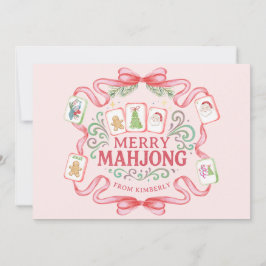 Merry Mahjong | Christmas Julkort