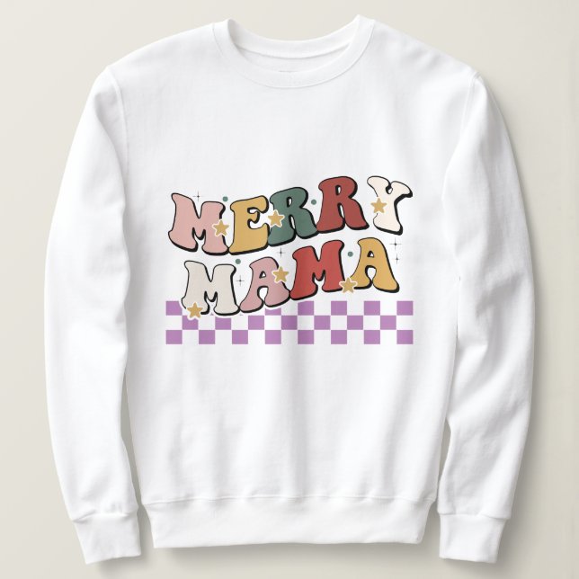 Merry mamma christmas t shirt (Design framsida)