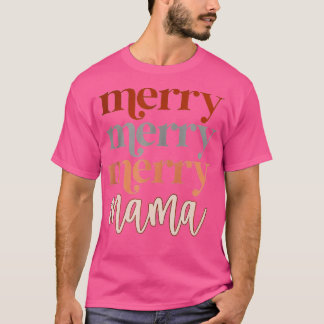 Merry Mamma God jul Funny Mamma Älskare T Shirt