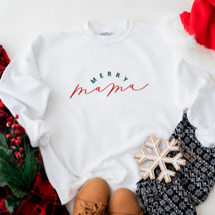 Merry Mamma Script-julsötningsskjorta T Shirt