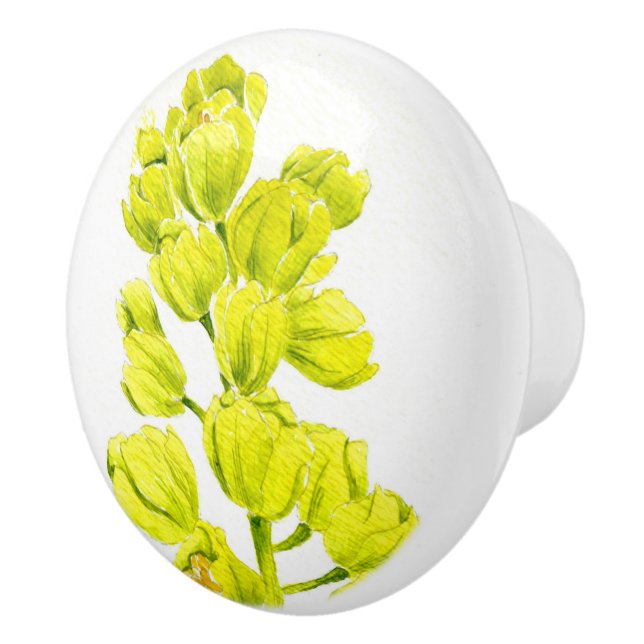 "Merry Maples" på en keramisk pull (II) Knopp (Höger)