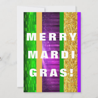 Merry Mardi Gras Julkort
