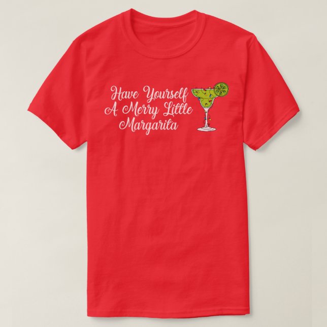 Merry margarita jul t shirt (Design framsida)