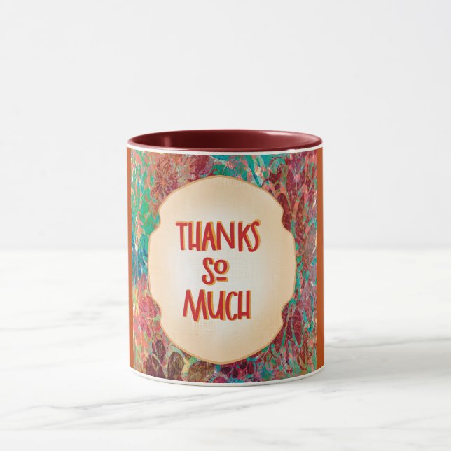 Merry Marigold Autumn Gratitude Latte Mugg (Center)