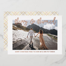 Merry & Married Bröllop Mr. & Mrs. Första jul